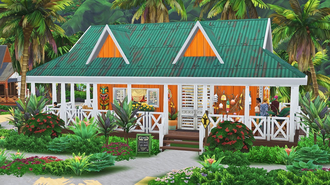 Sulani Beach Restaurant || The Sims 4: Speed Build