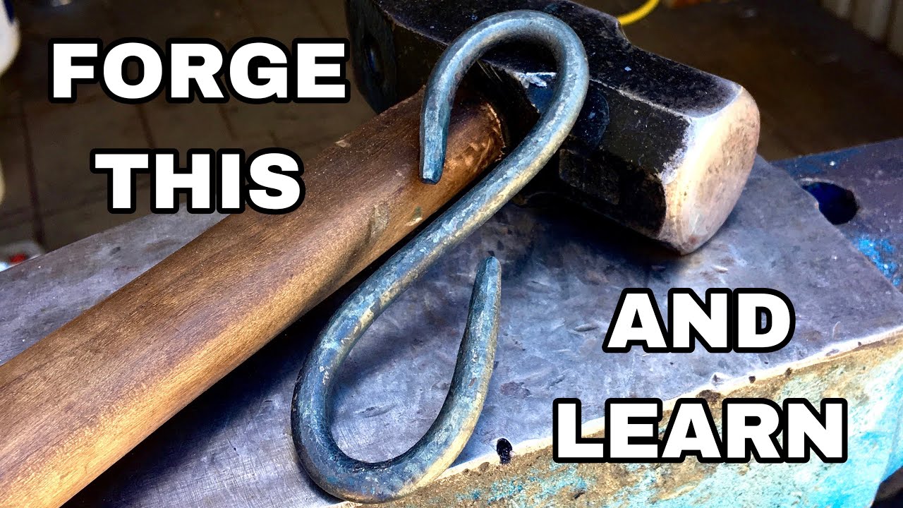 Learn Bending With This Simple Beginner&rsquo;s Blacksmithing Project | Forging an S-Hook