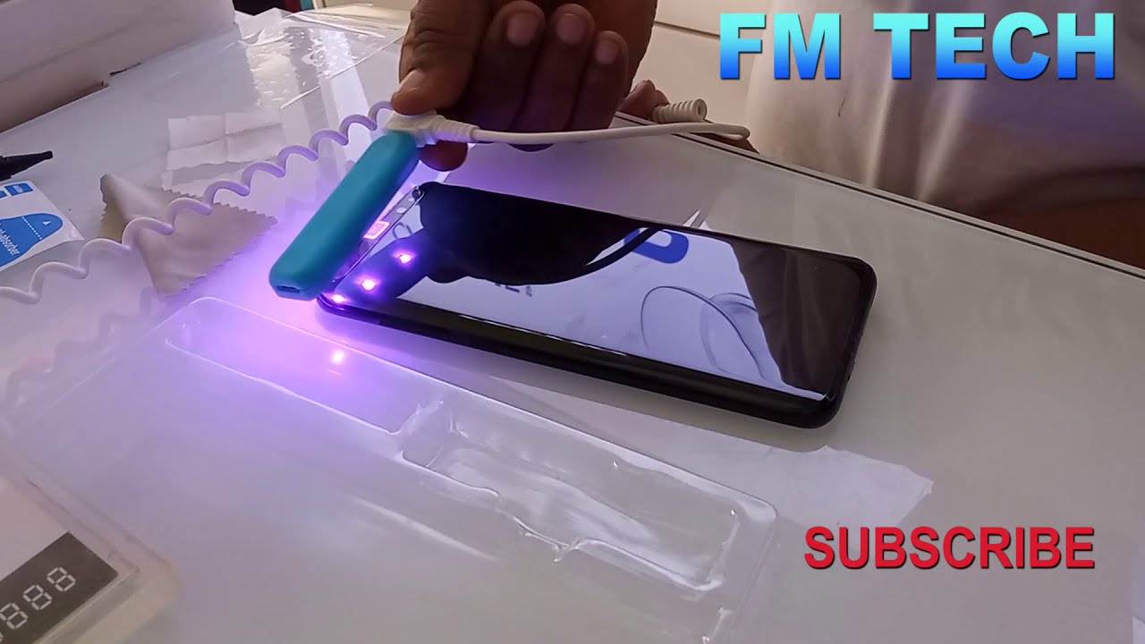 SAMSUNG UV NANO SCREEN PROTECTOR.  BEST SCREEN PROTECTOR.  HOW TO APPLY IT.