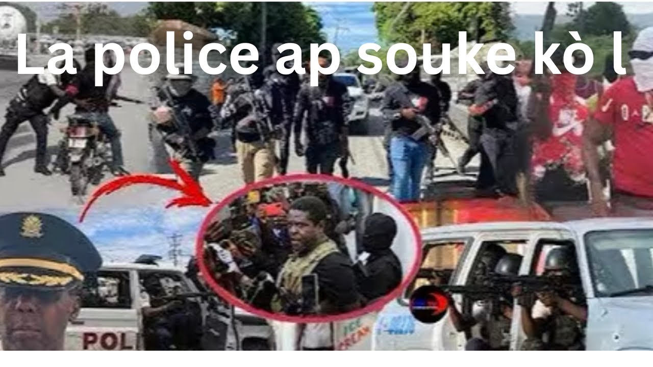 La police ap eseye mete bagay nan main viv ansanm 