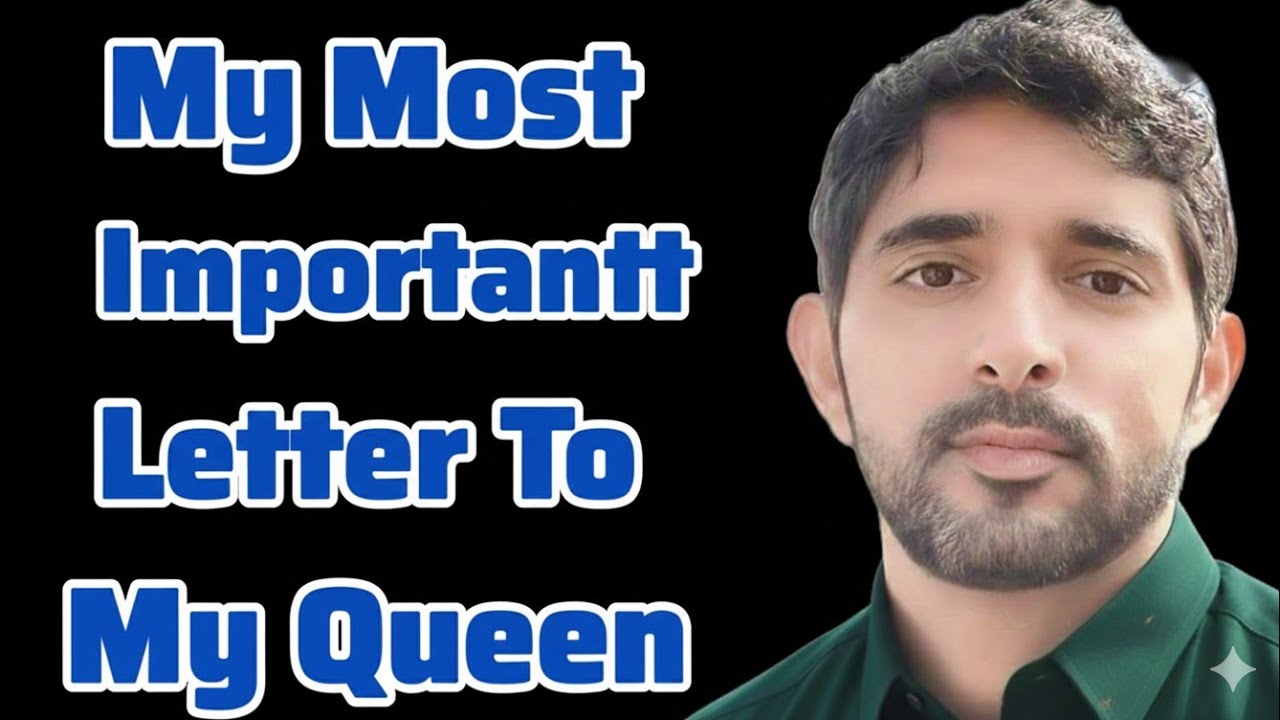 My Most Important Letter To My Queen | Sheikh Hamdan |Fazza Prince of Dubai |Fazza Poems