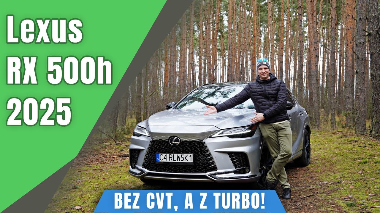 Lexus RX 500h Direct4 371 KM 2025. Bez CVT, a z Turbo!