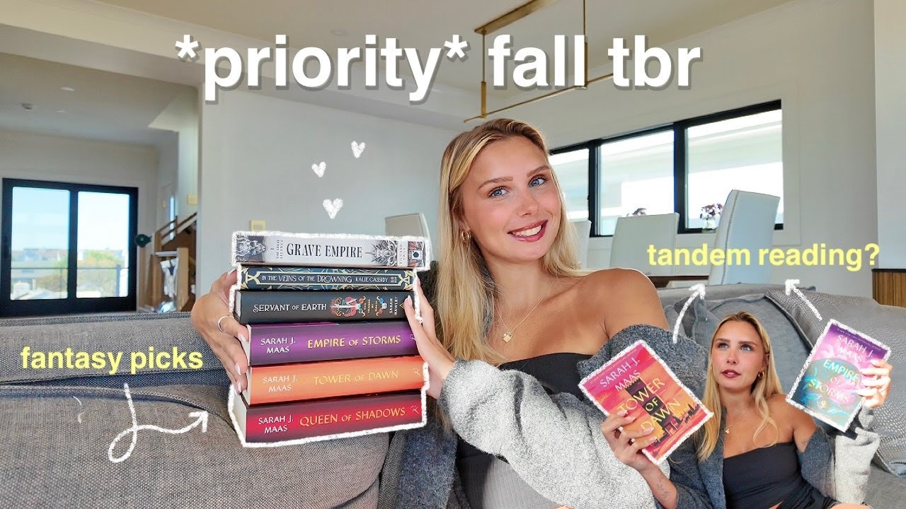 *fantasy* fall tbr | high priority reads + TOG tandem? 🍂🦇📖
