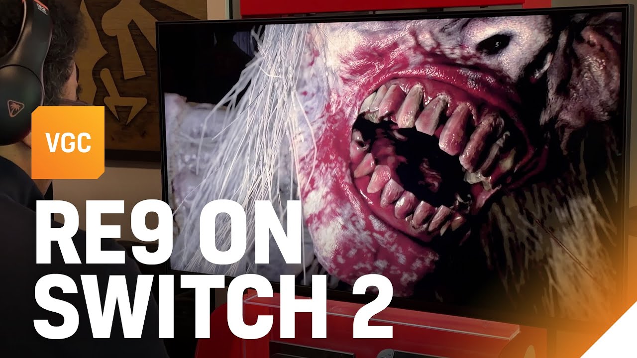 Resident Evil Requiem - Nintendo Switch 2 docked gameplay (off-screen)