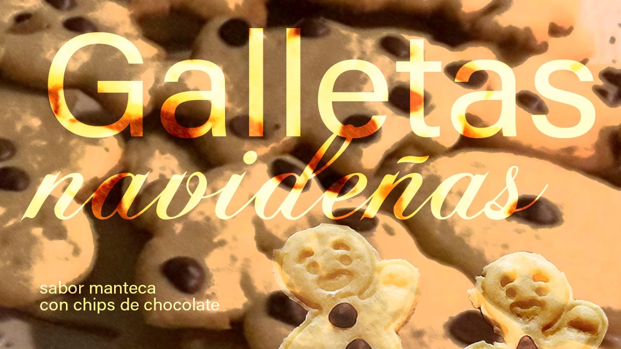 Cocinando galletas navideñas de manteca ‐ Receta