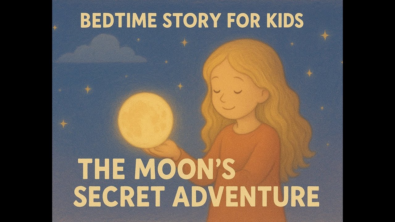 Bedtime Story for Kids – The Moon’s Secret Adventure 🌙✨