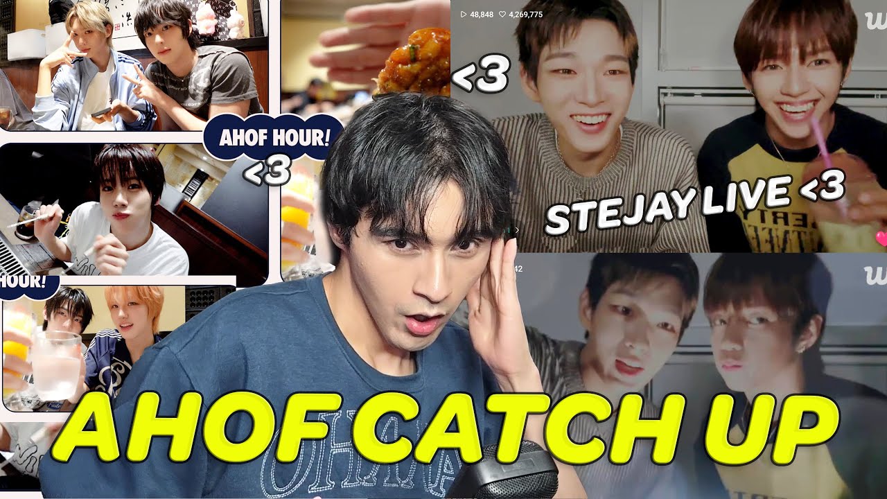 STEJAY ARE SO CUTE 🥹💗 | JL AND STEVEN WEVERSE LIVE & AHOF HOUR EP.03 REACTION