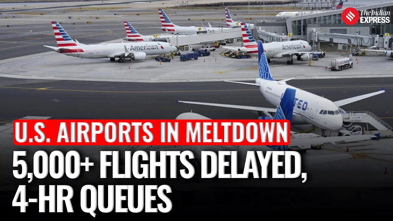 U.S. Airports Descend Into Chaos: 5,000+ Flights Delayed, 4-hour Queues As Shutdown Hits Travel
