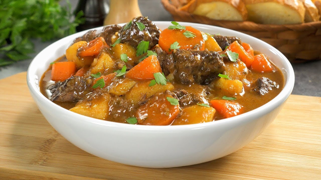 Delicious & Hearty BEEF STEW Recipe | Homestyle BEEF & ROOT VEGETABLES STEW. Recipe by Always Yummy!
