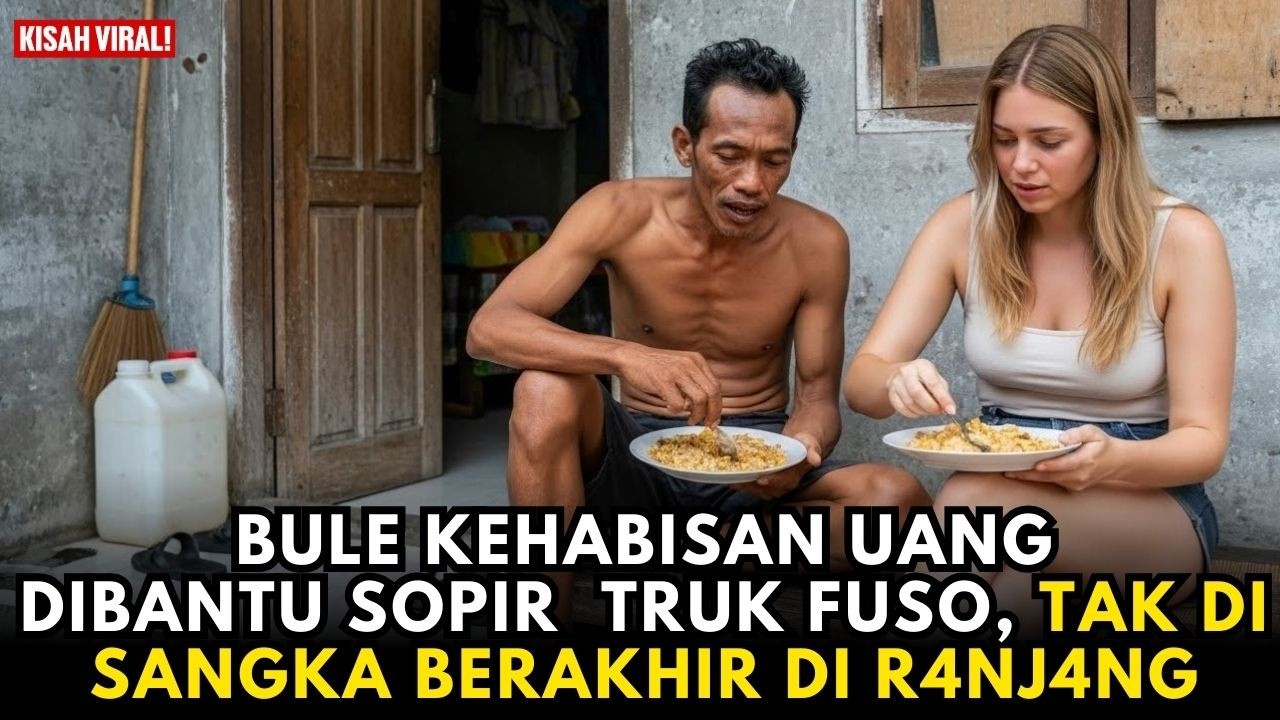 SOPIR TRUK MENOLONG BULE KEHABISAN UANG, TAK DISANGKA TAKDIR MEMBAWA MEREKA KE PELAMINAN