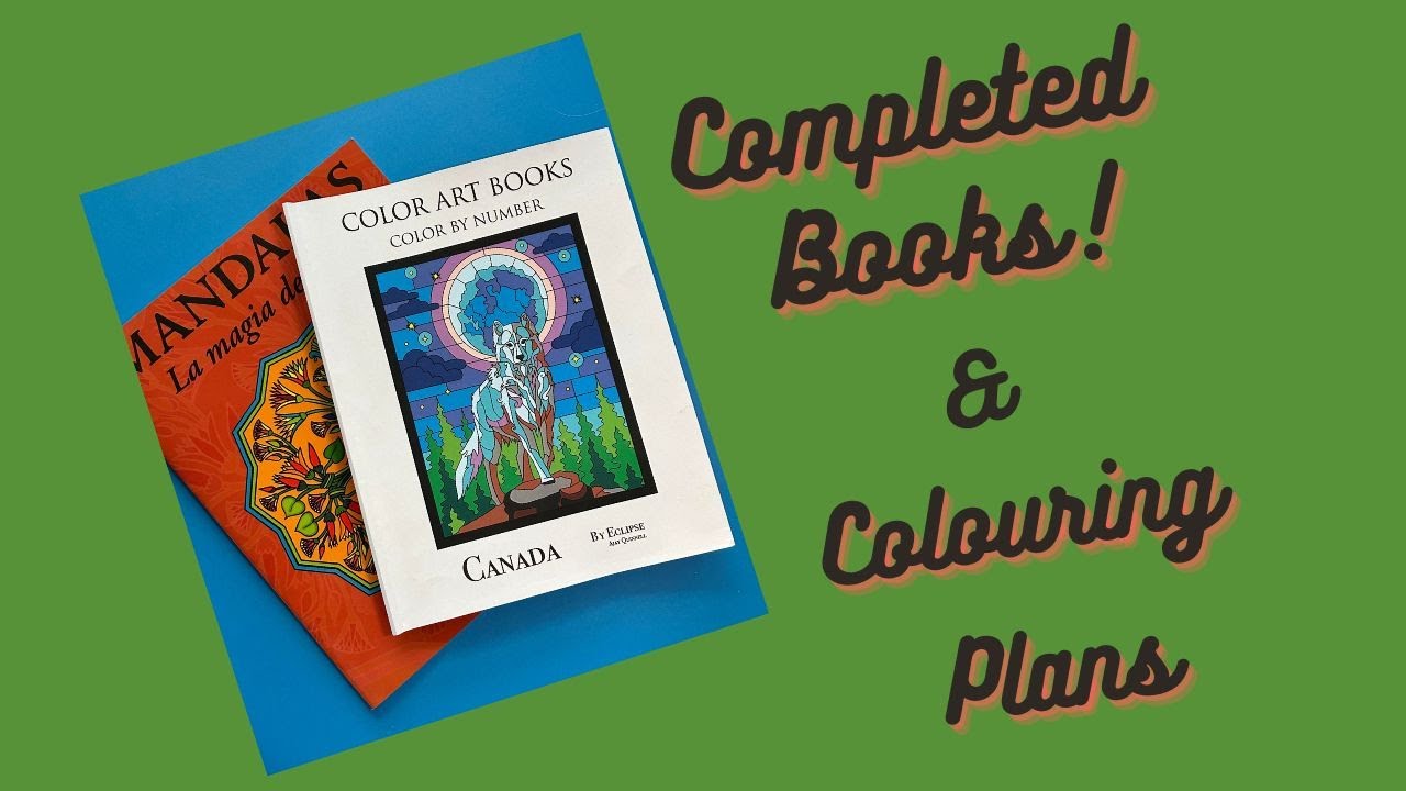 My Completed Books | My Colouring Plans | Sept 2023