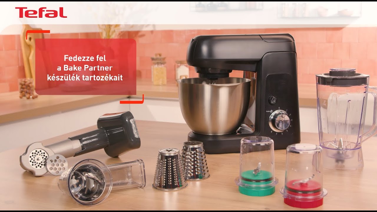 Konyhai robotg&eacute;p Tefal Bake Partner QB525838, QB525B38 - Tartoz&eacute;kok