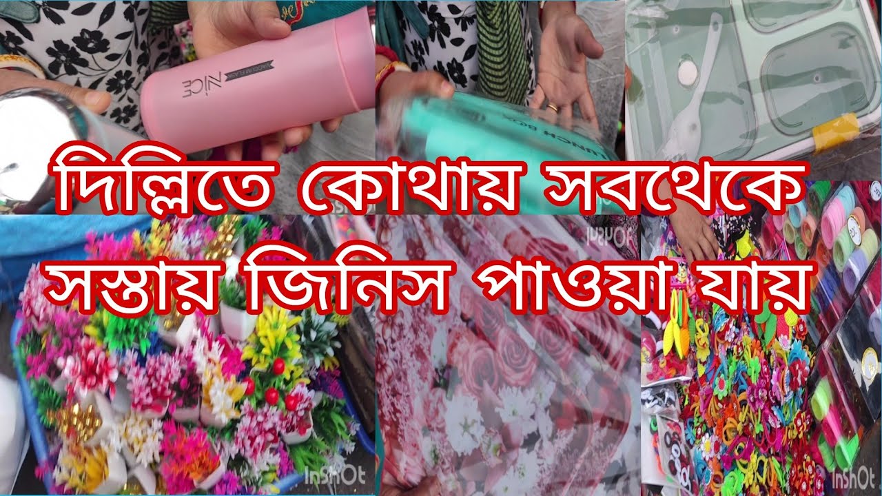 দিল্লিতে গেলাম সবথেকে সস্তার মার্কেট | Best and Cheap Market in Delhi | #vlog #delhi