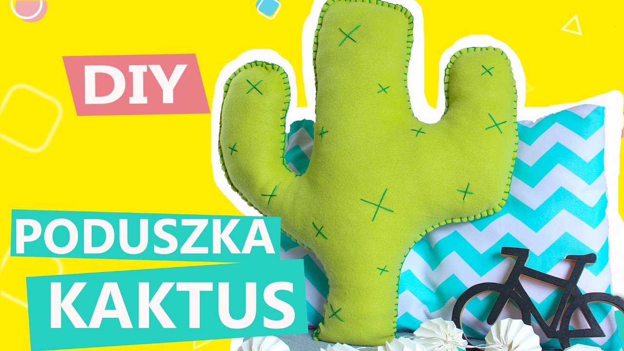 Poduszka kaktus DIY - Pillow cactus  | MINI DIY #1