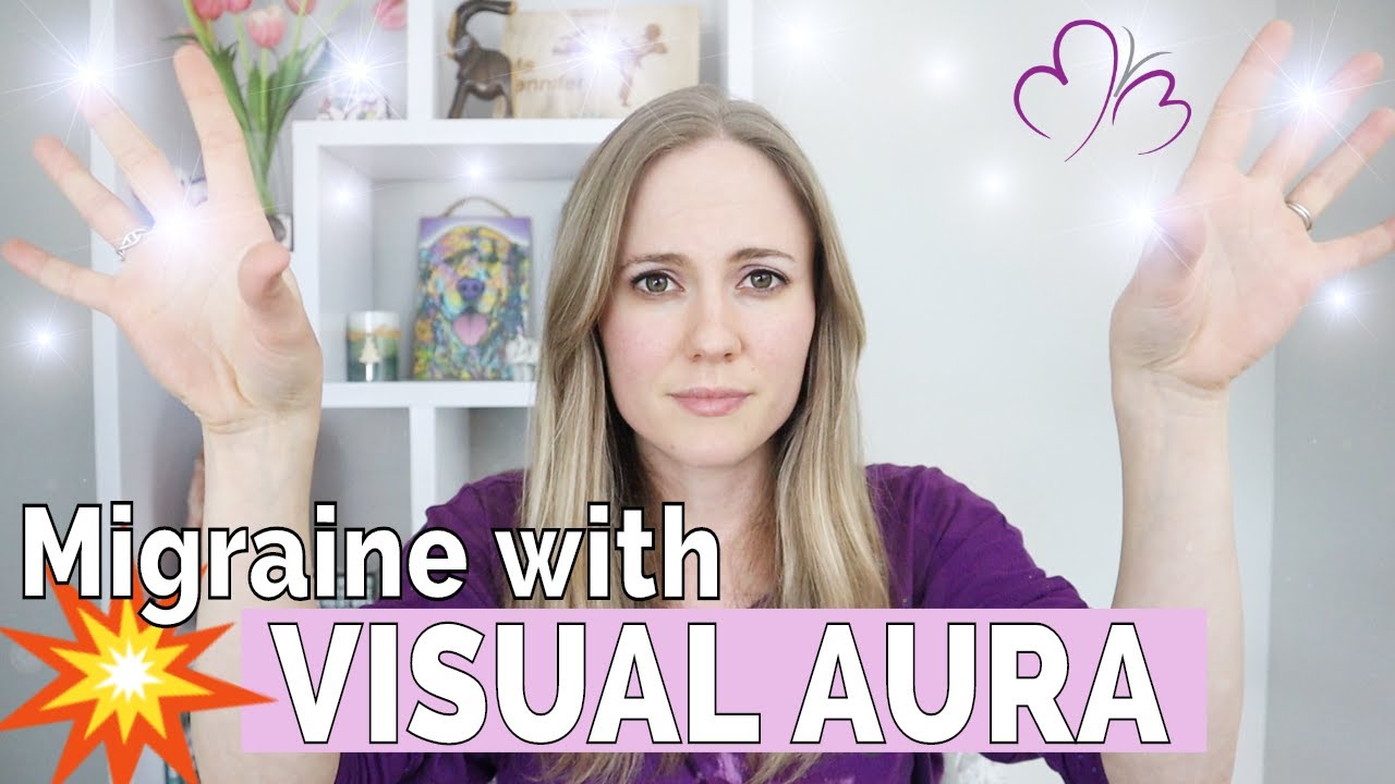 Migraine Aura Types (1 of 4) - What a VISUAL AURA Looks Like and Simulations of my Migraine Auras