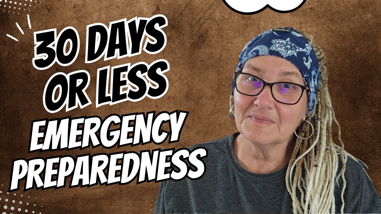 Emergency Preparedness in 30 Days or Less