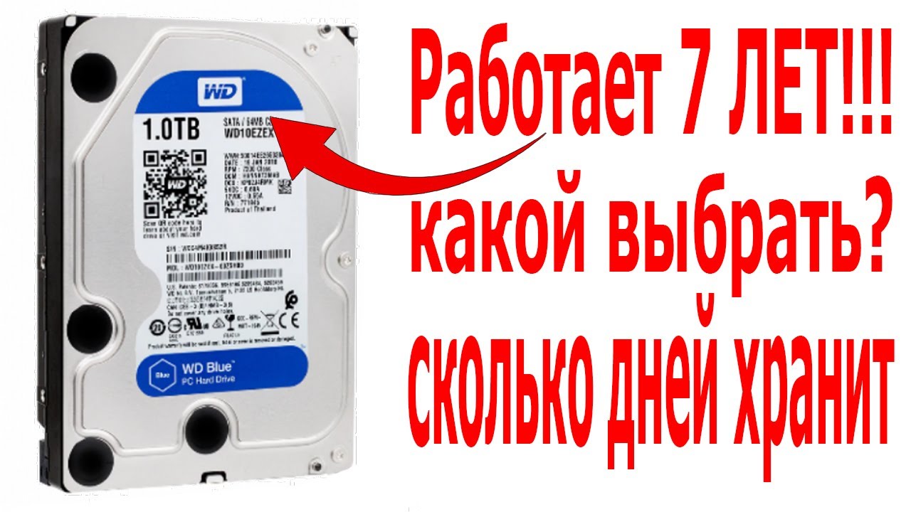 ЖЕСТКИЙ ДИСК WD ДЛЯ ВИДЕОНАБЛЮДЕНИЯ  На сколько дней хватит записи Как выбрать
