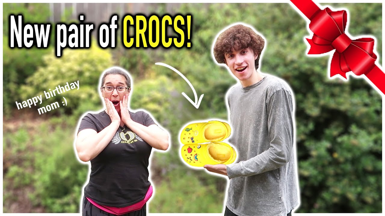 Surprising my MOM with CROCS for her Birthday!