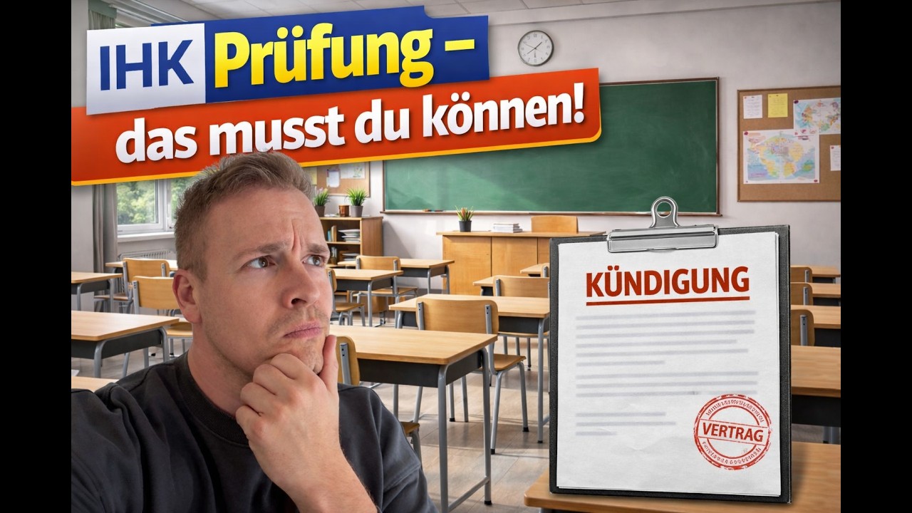 IHK Pr&uuml;fung &ndash; das musst du k&ouml;nnen | #1: K&uuml;ndigung