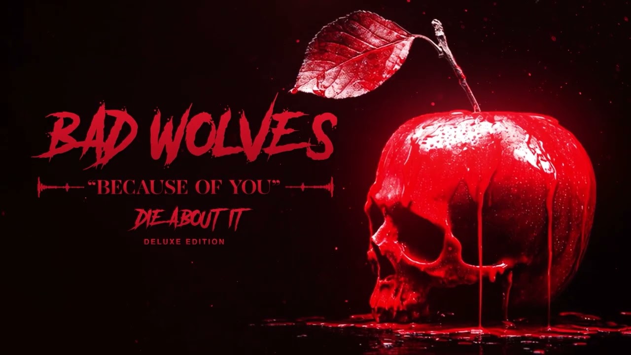 Bad Wolves - Because Of You (Official Lyric Video)