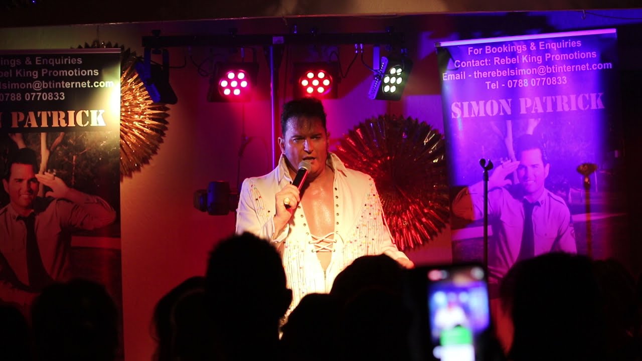 Elvis Tribute artist Simon Patrick -  Burning love