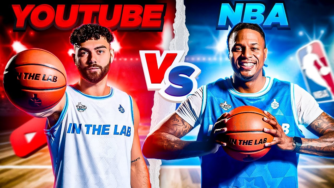 @DVontayFriga battles 6'6 NBA veteran Brandon Rush | YouTubers Play NBA players 1v1 | In The Lab
