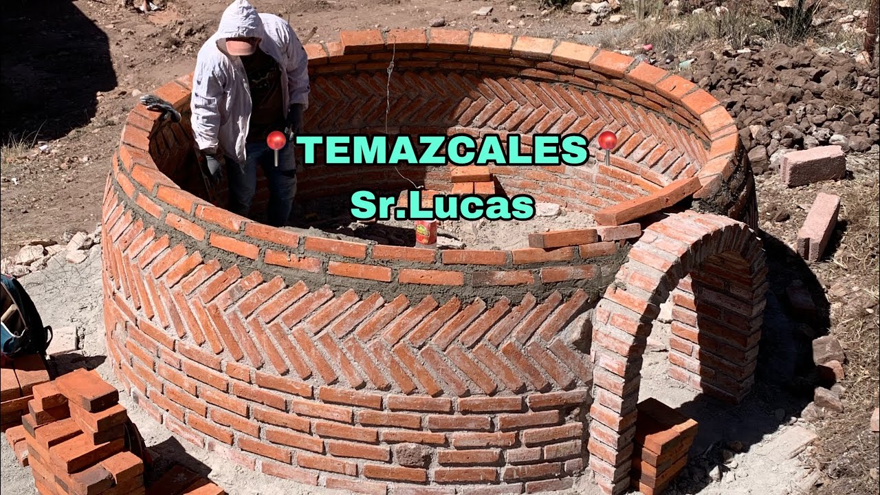 📍PROCESO EN LA CONSTRUCCIÓN DE TEMAZCAL DE 3.0 METROS DE DIÁMETRO CON DISEÑOS DE TRENZA Y HORNO📍🫡