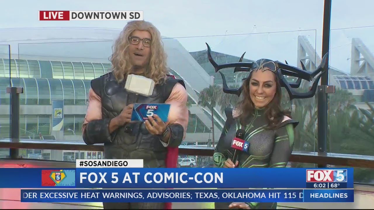 FOX 5 Anchors Reveal Comic-Con Costumes