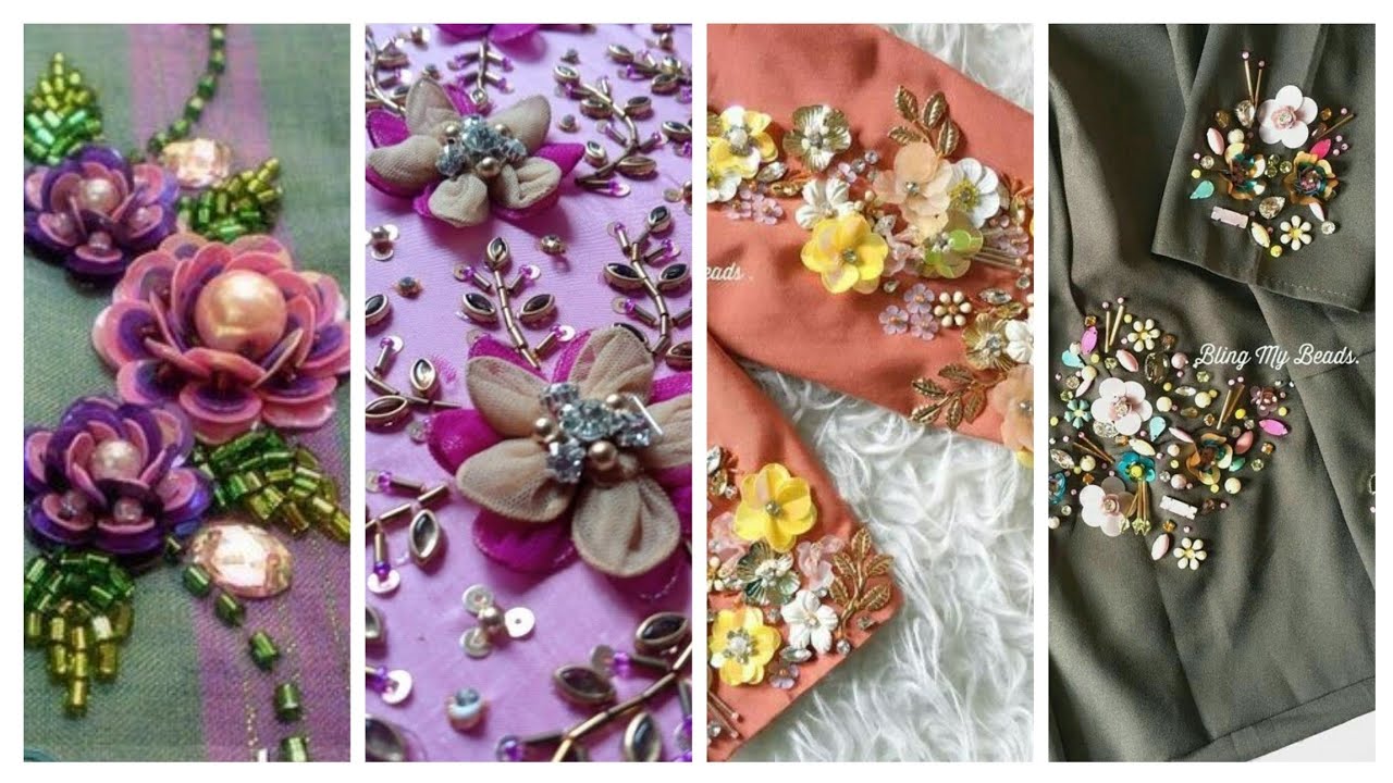 Trending BROOCH work designs for blouses || Trendz fashion corner || latest collection