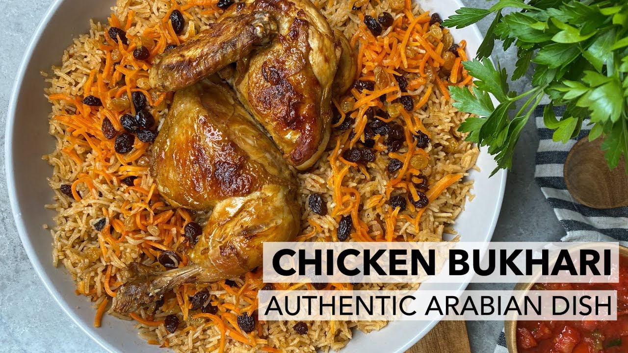 Chicken Bukhari Rice | Authentic Arabian Dish