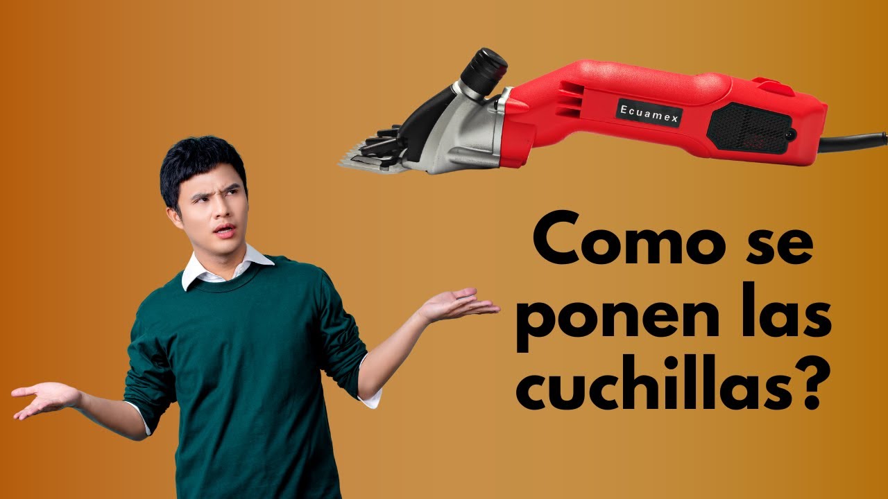 Mira como poner las cuchillas de una trasquiladora