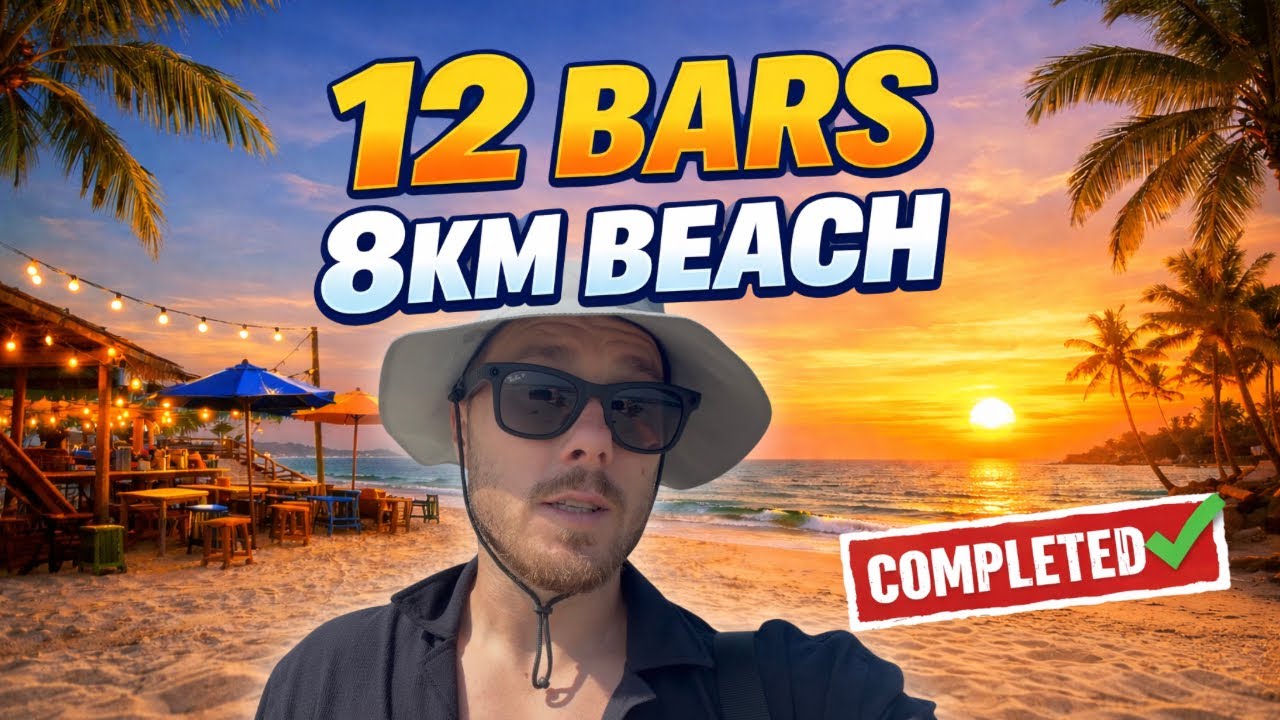 I Drank at Every Beach Bar in Hua Hin (8km Challenge)