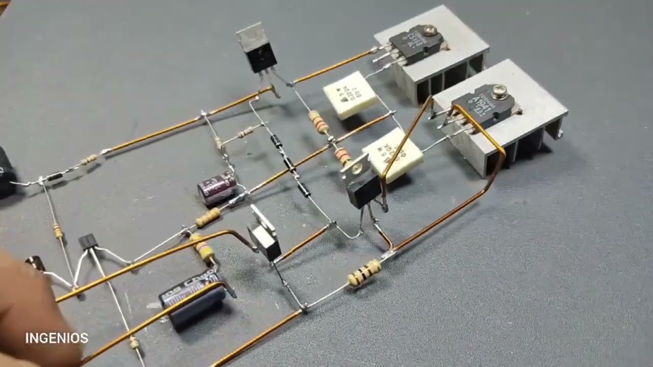 Como Hacer un Amplificador De Audio Clase AB Paso a Paso