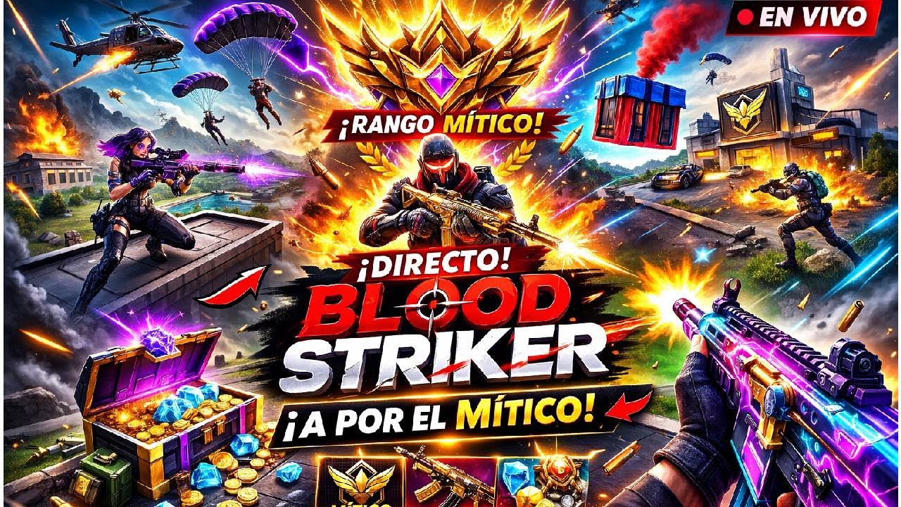 ⚔️ BLOOD STRIKER: ¡  SALAS  VS Y PRUEBAS PARA EL CLAN