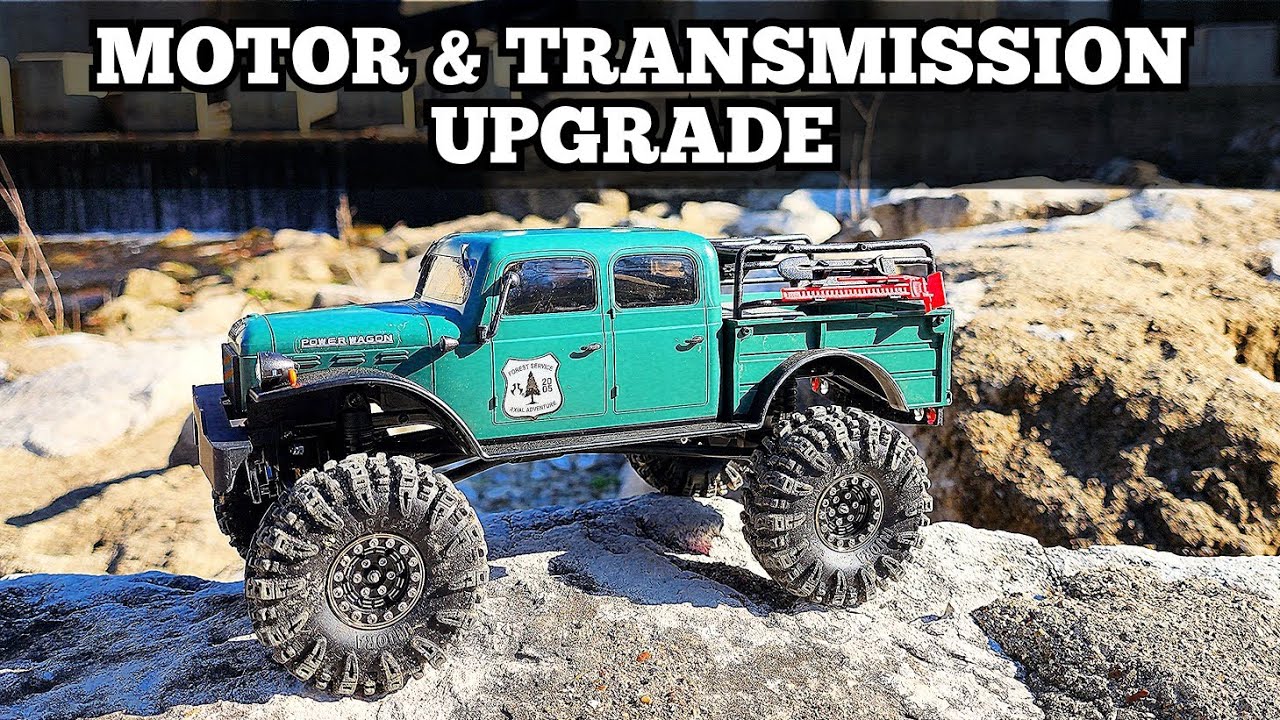 Scx24 Power Wagon Motor & transmission upgrade