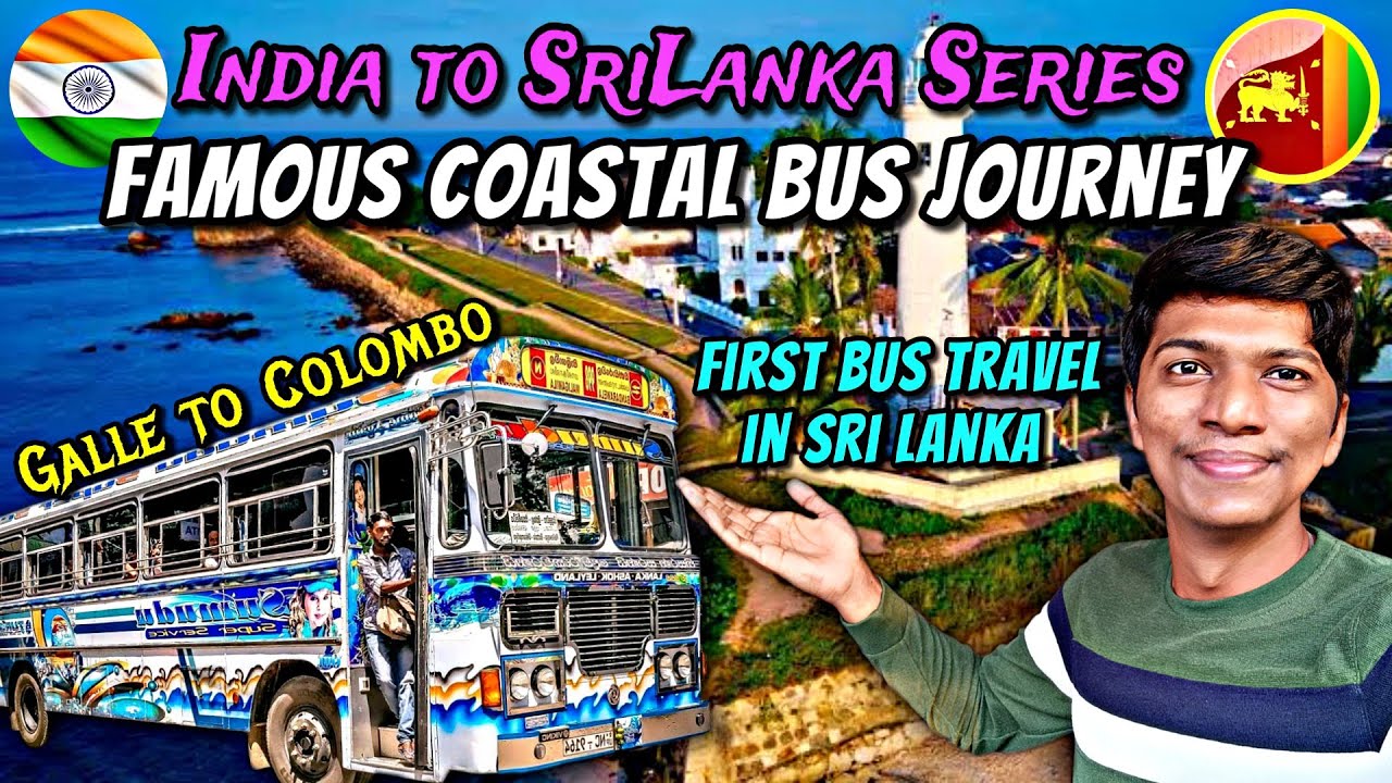 🇱🇰SRI LANKAN COASTAL SEA BUS TRAVEL VLOG!!! Galle-Colombo | Galle Face | Dehiwala Zoo | Naveen Kumar