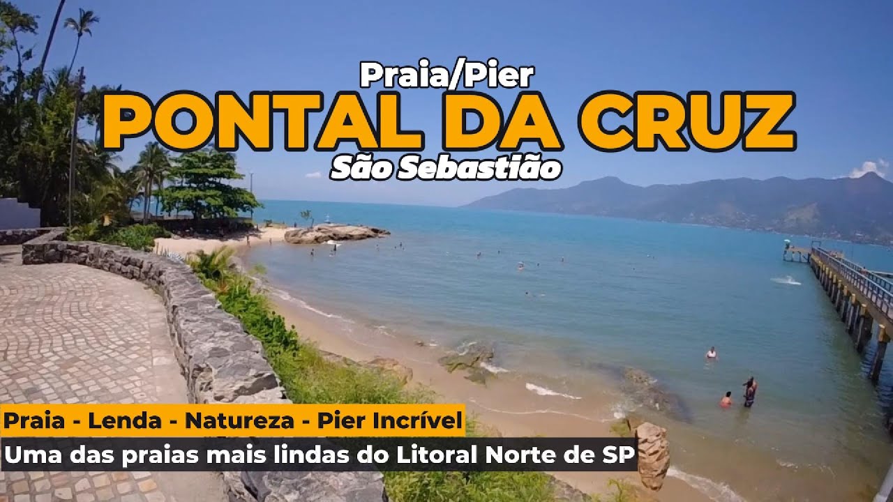 PRAIA DO PONTAL DA CRUZ - SÃO SEBASTIÃO E SUAS BELAS PRAIAS!