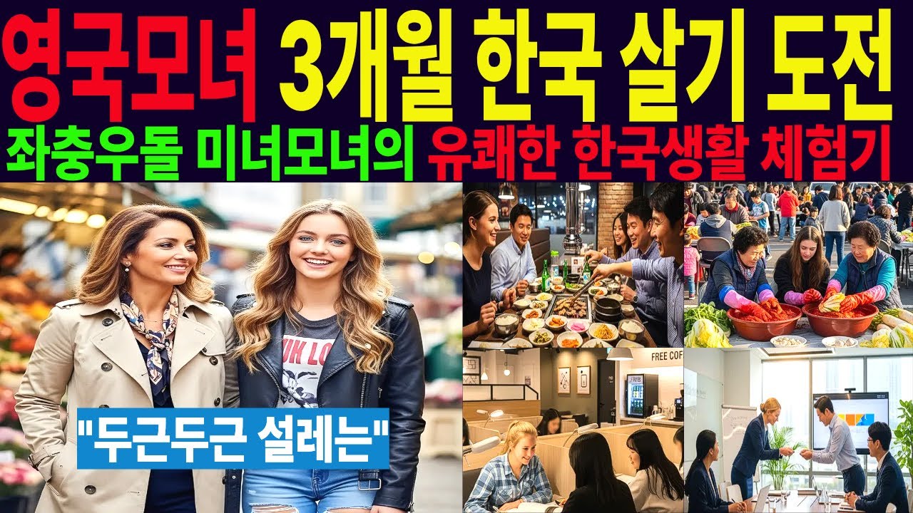미녀모녀 여행을 넘어 좌충우돌 한국살기에 도전하다