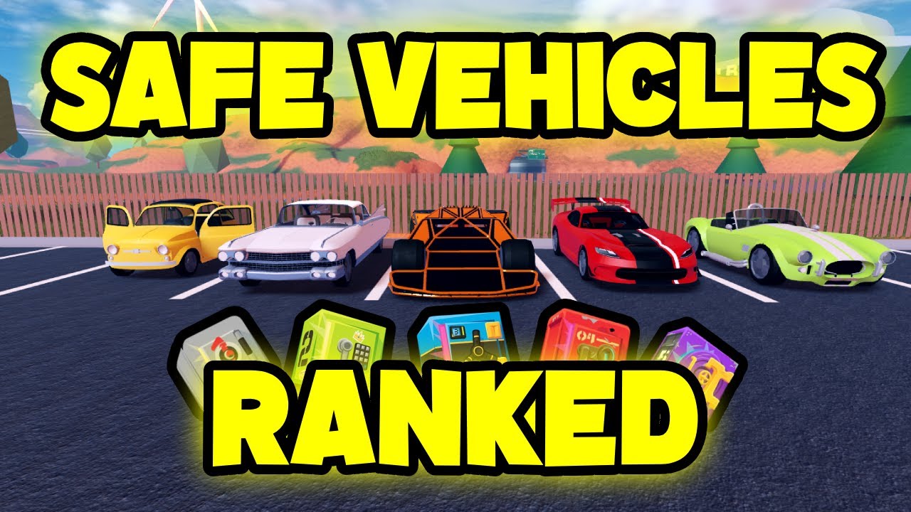 Every Safe Vehicle RANKED! (Roblox Jailbreak)