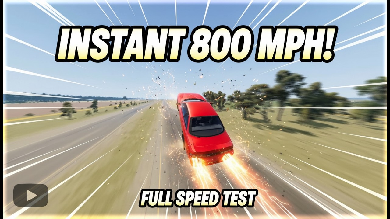 ⚡ INSTANT 800 MPH! Can We Survive This? 😱 | BeamNG.drive #gameplay