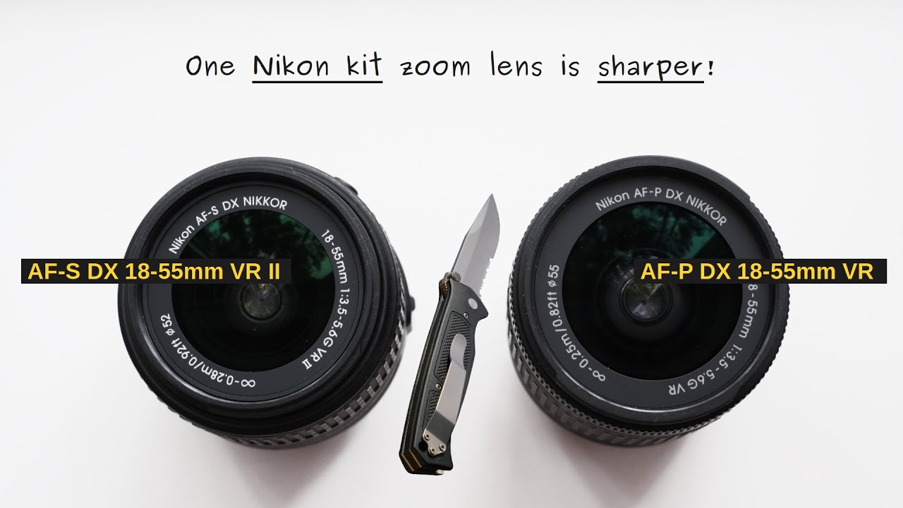 Which 18-55 mm Nikon kit lens (AF-S or AF-P) is sharper? - The answer surprised me