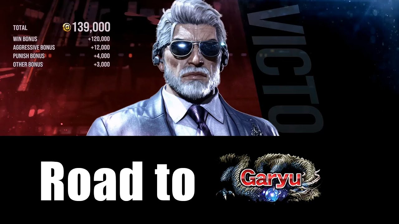 철권 8 체베망의 빅터 빨강단까지! (TEKKEN 8 - CBM's Victor Rank Match to Garyu!)