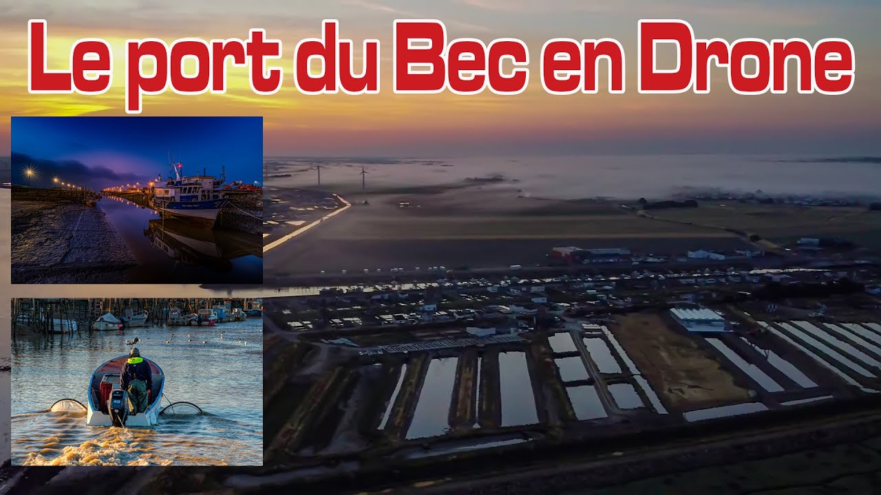 Le port du Bec en Drone