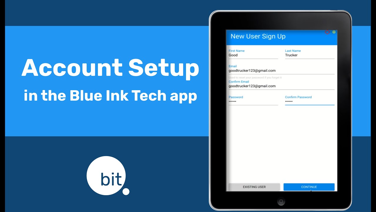 BIT Account Setup