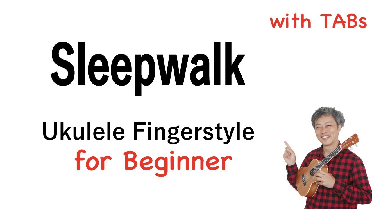 Sleep Walk (Santo & Johnny) - Beginner [Ukulele Fingerstyle] Play-Along with TABs