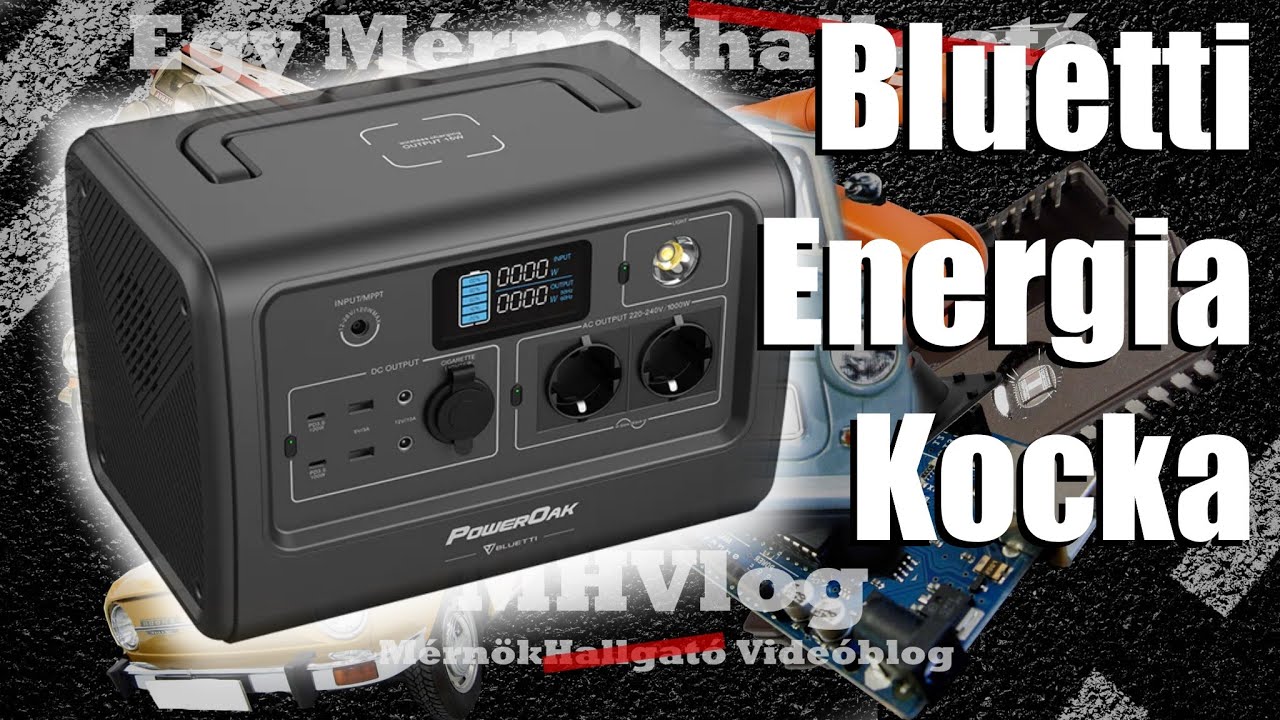 Bluetti PowerOak EB70 power station - Lítium akkumulátoros energiakocka!