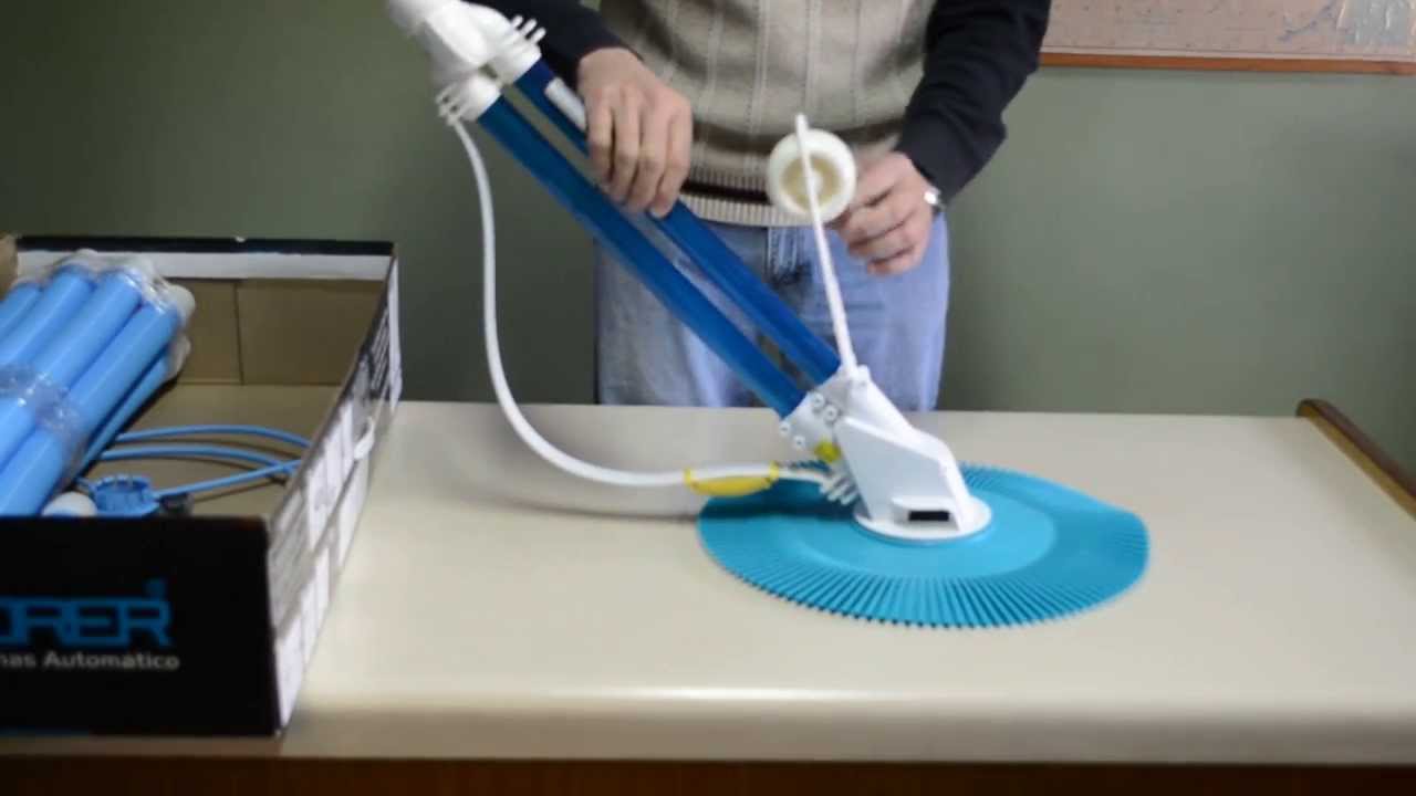 Armado del limpia piscinas automático Acuatic Explorer.
