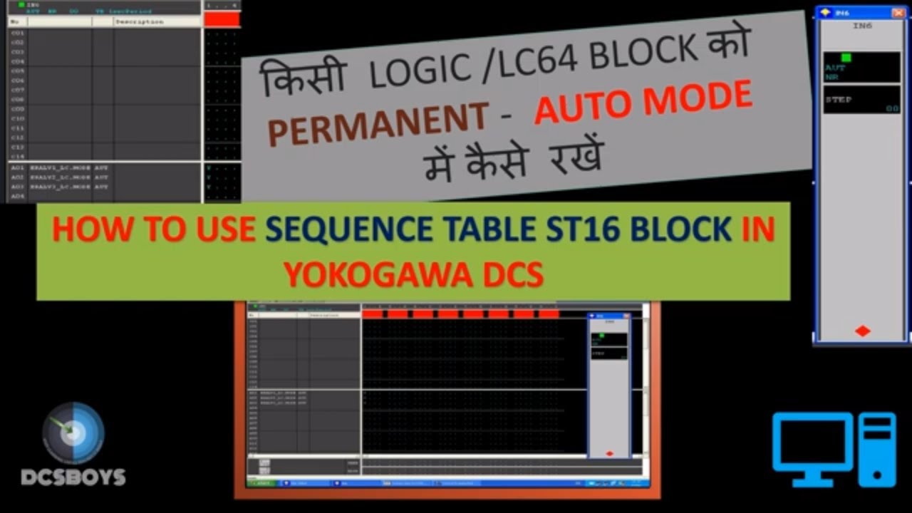 YOKOGAWA DCS TRAINING ON: 