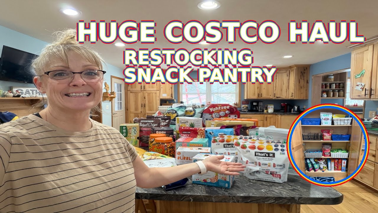 Огромная закупка в Costco! Пополняю запасы закусок для нашей семьи и друзей.