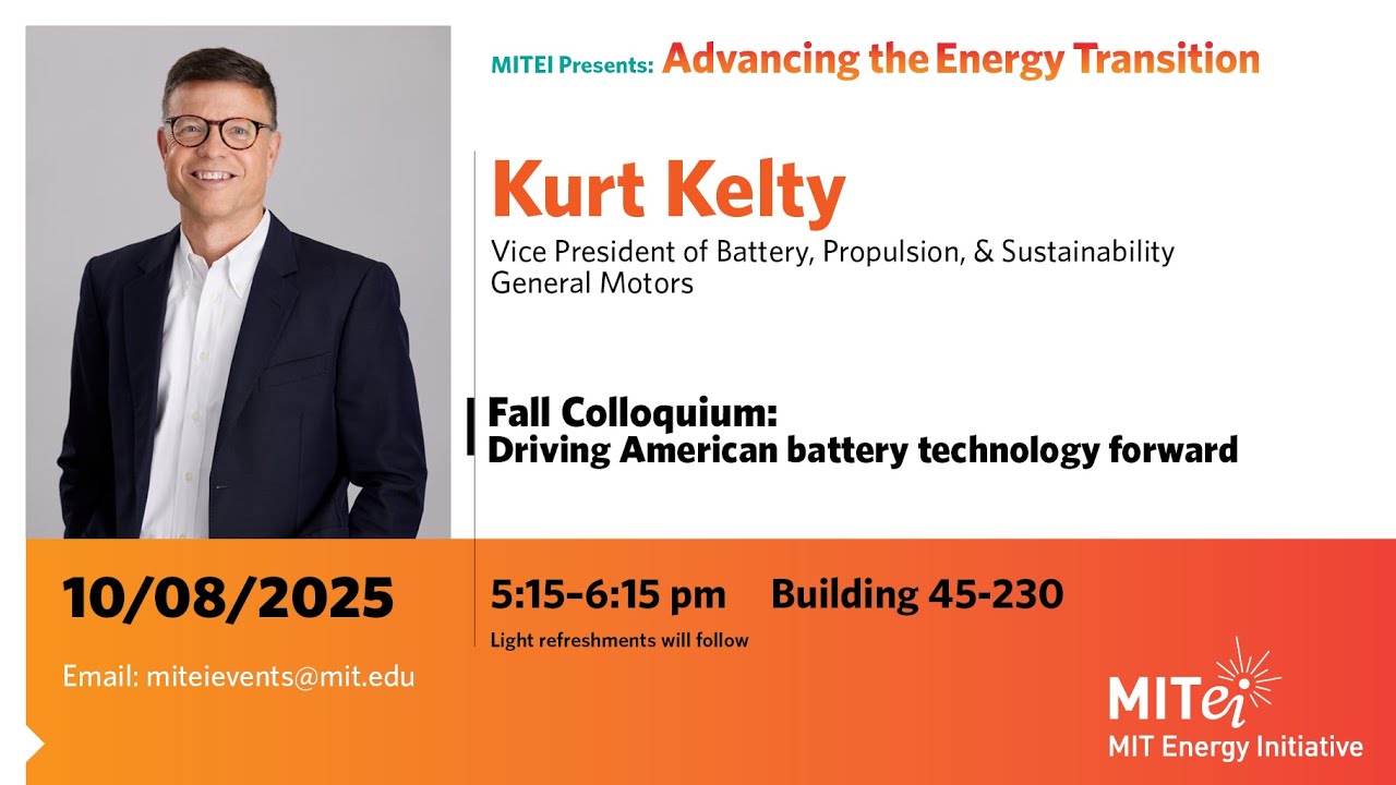 Fall Colloquium: Driving American battery technology forward